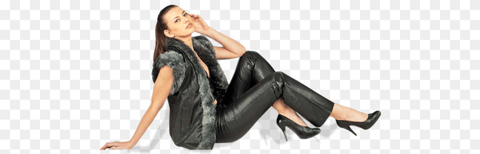 Woman Model Transparent Photo Shoot, High Heel, Clothing, Coat, Shoe Free Png Download