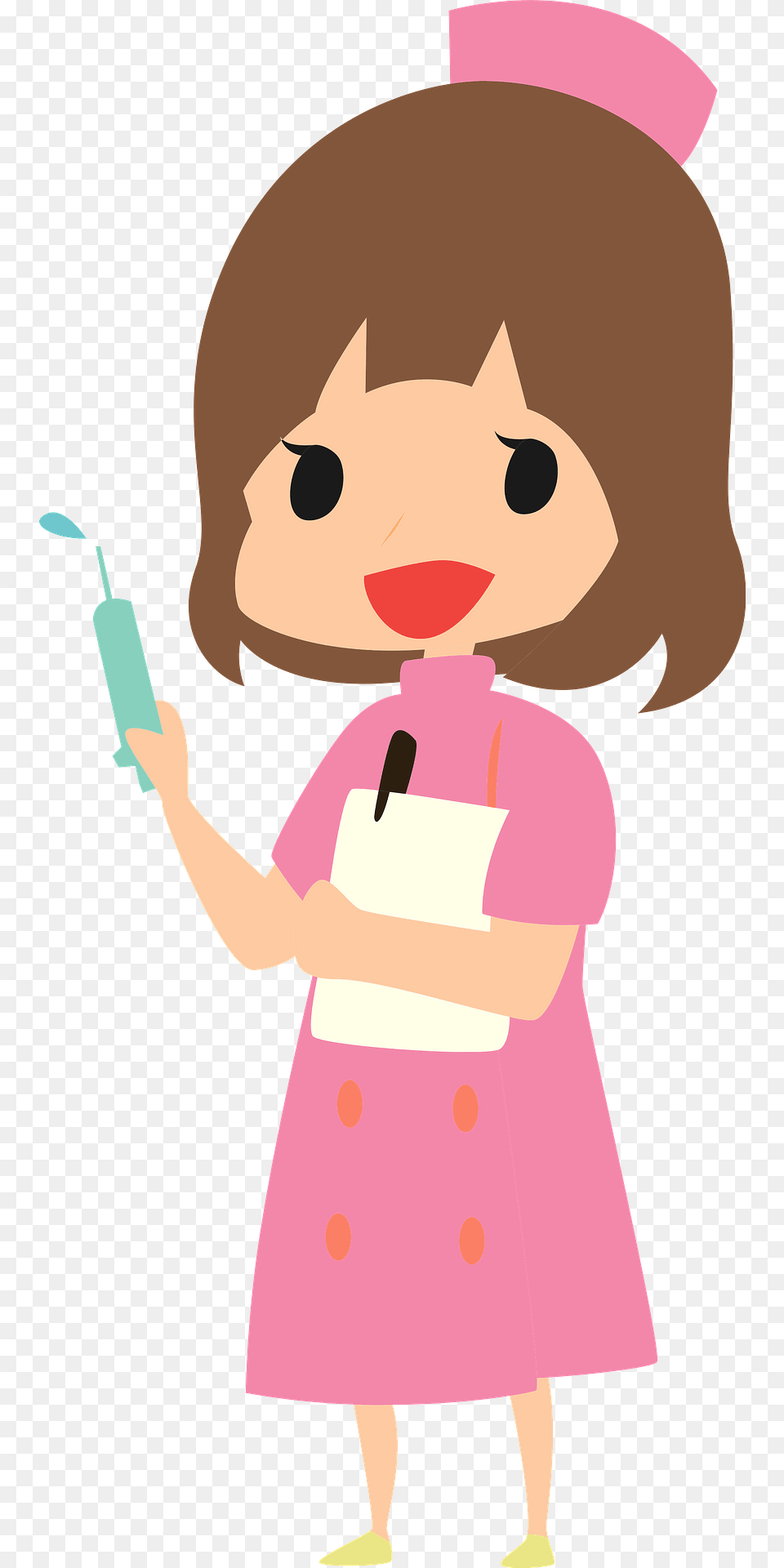 Woman Nurse Clipart, Child, Female, Girl, Person Free Png Download