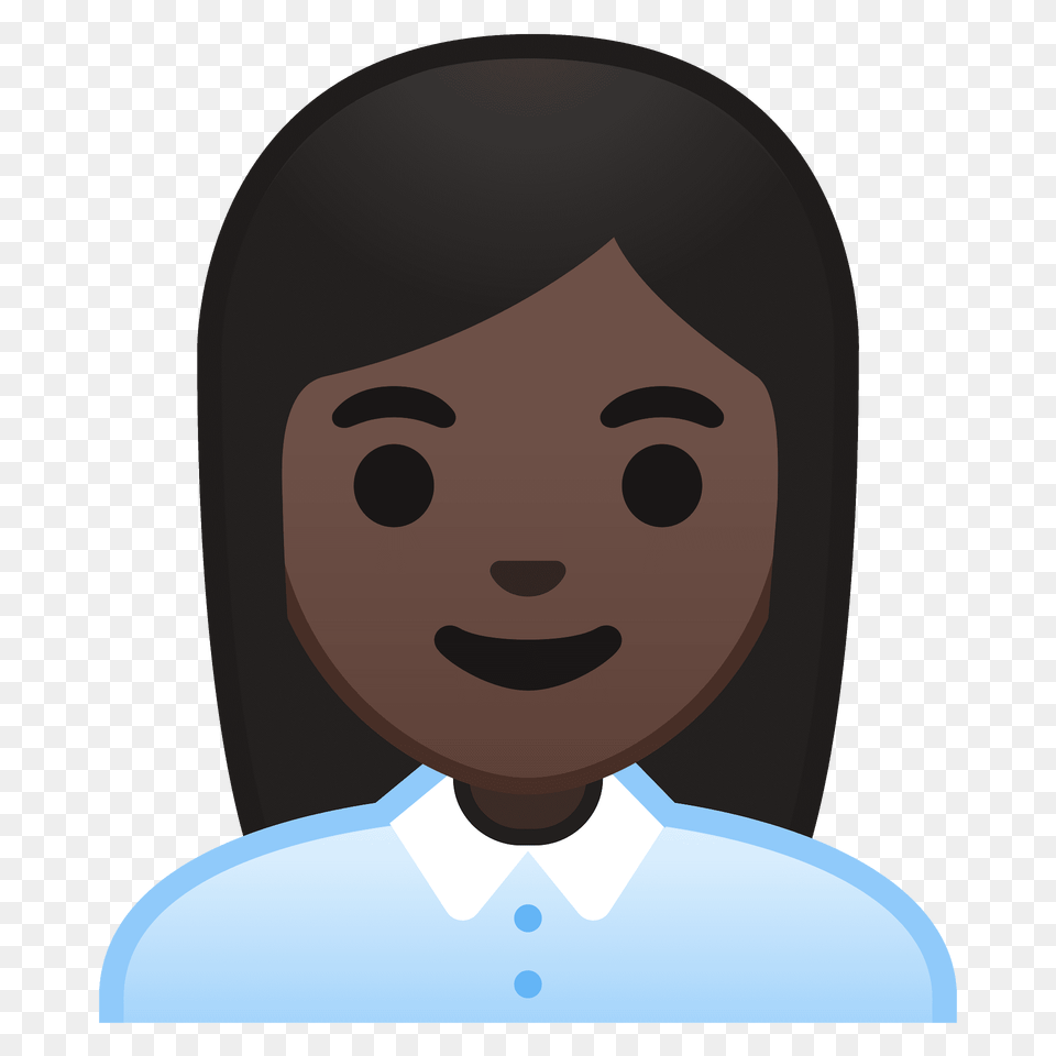 Woman Office Worker Emoji Clipart, Face, Head, Person, Photography Free Png