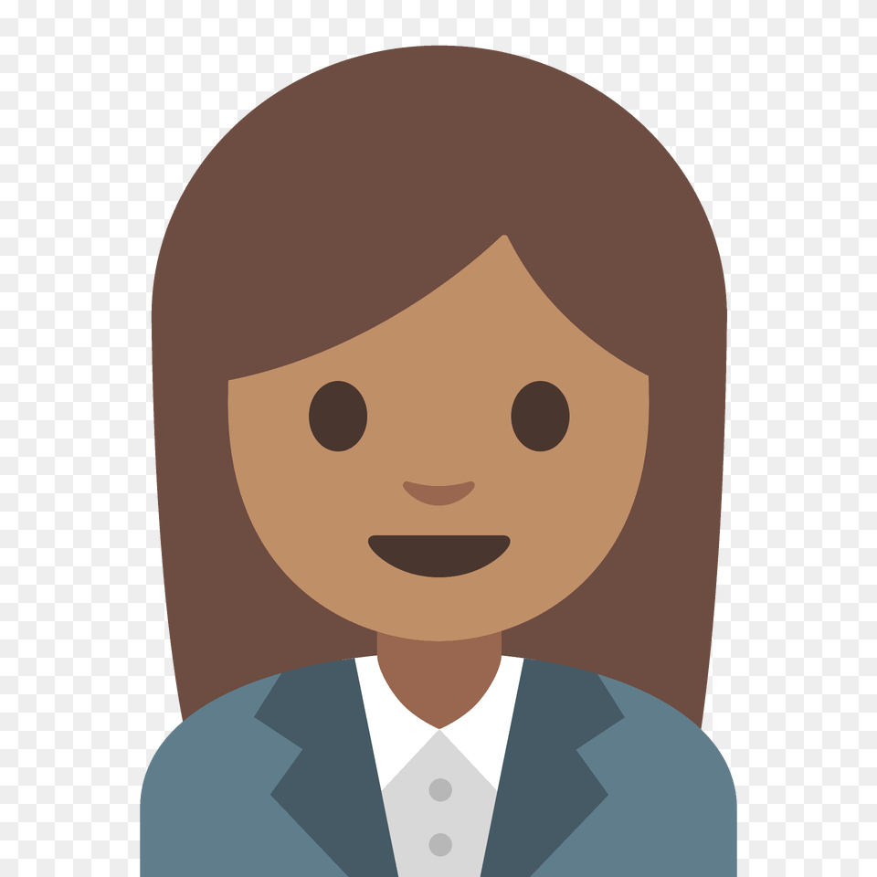 Woman Office Worker Emoji Clipart, Portrait, Photography, Person, Head Png