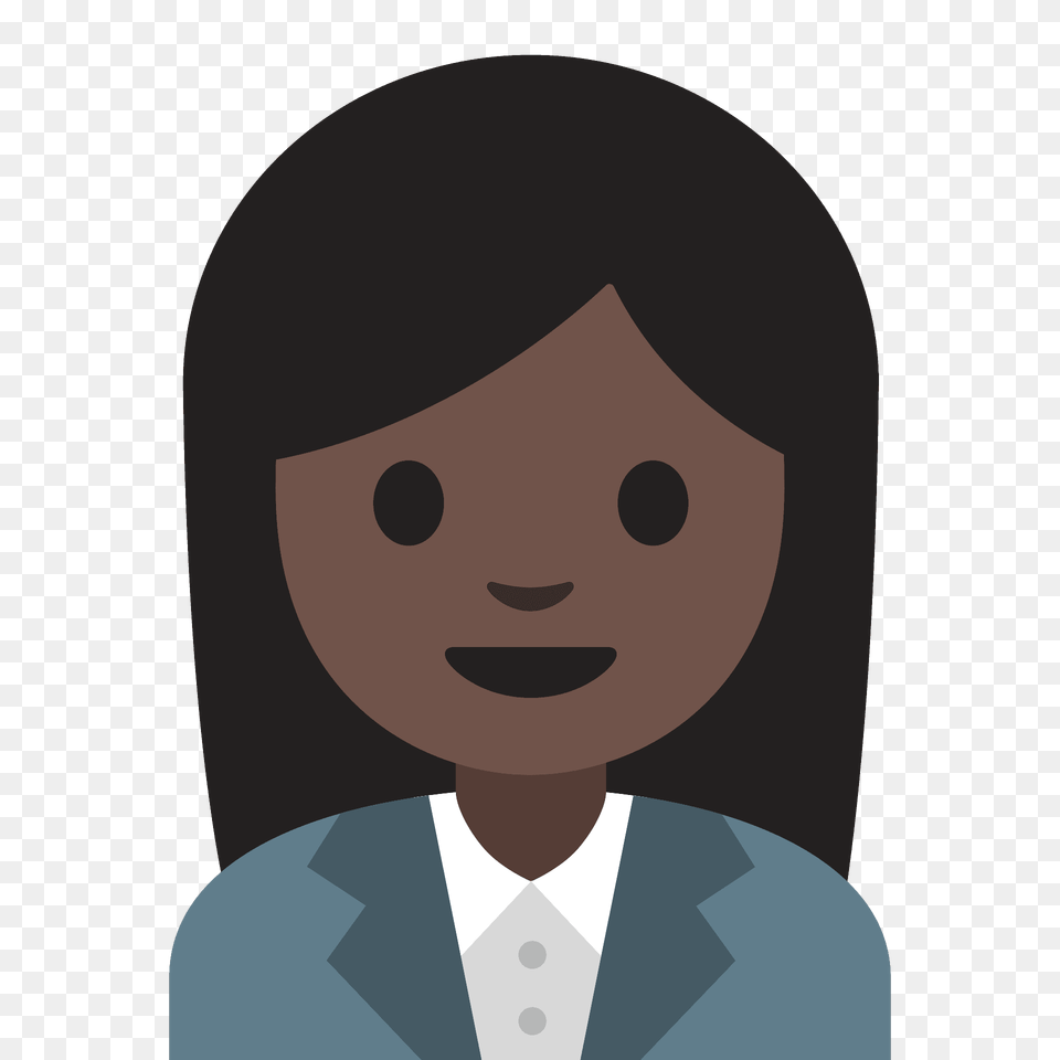 Woman Office Worker Emoji Clipart, Photography, Person, Portrait, Head Free Transparent Png