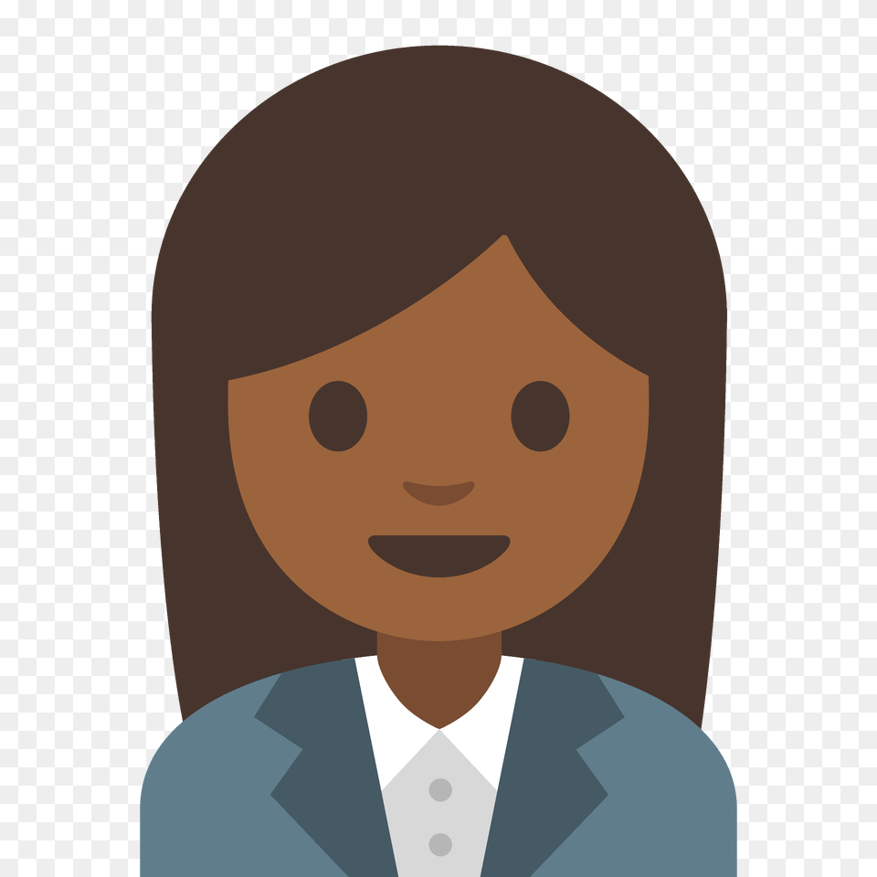 Woman Office Worker Emoji Clipart, Portrait, Face, Photography, Head Free Transparent Png