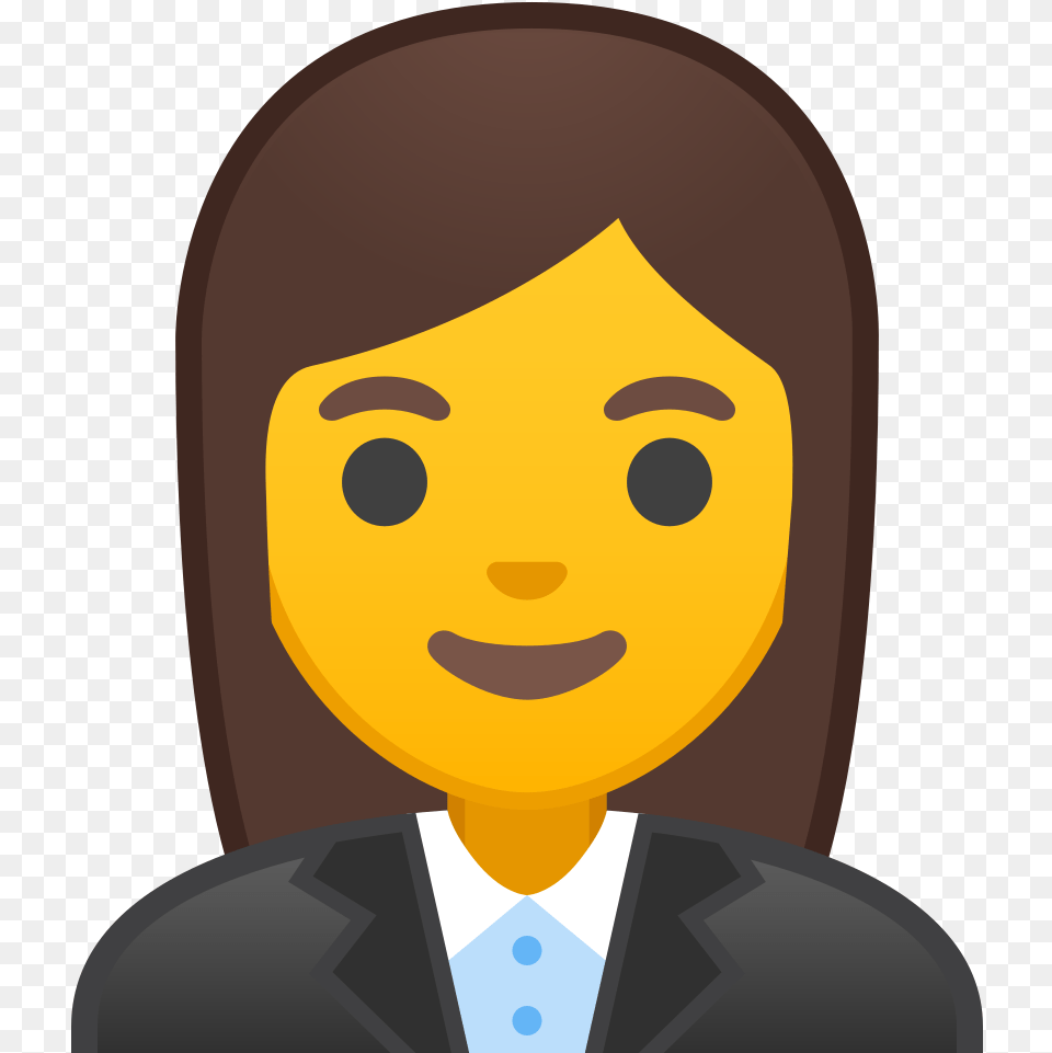 Woman Office Worker Icon Noto Emoji Pe Woman Office Emoji, Head, Face, Portrait, Person Free Png Download