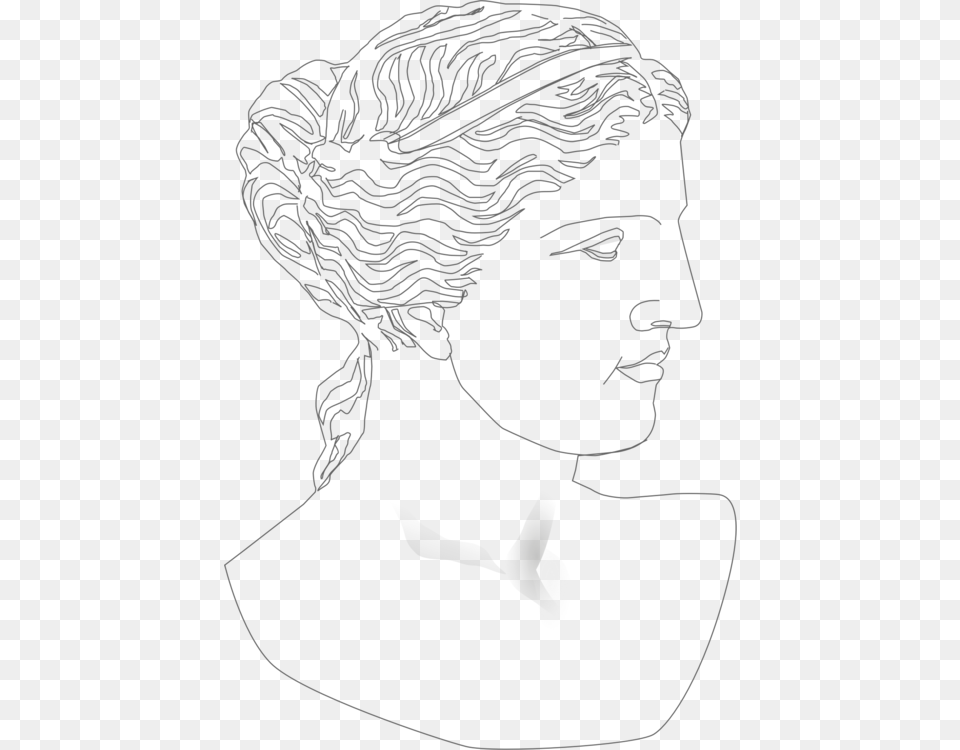 Woman Outline Sketch, Clothing, Hat, Art, Person Free Transparent Png