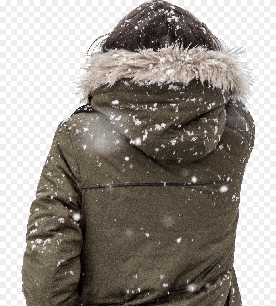 Woman Parka Coat Cutout Snow Winter Overlay Dealing With People Bible Verses, Clothing, Hood, Jacket, Adult Png Image