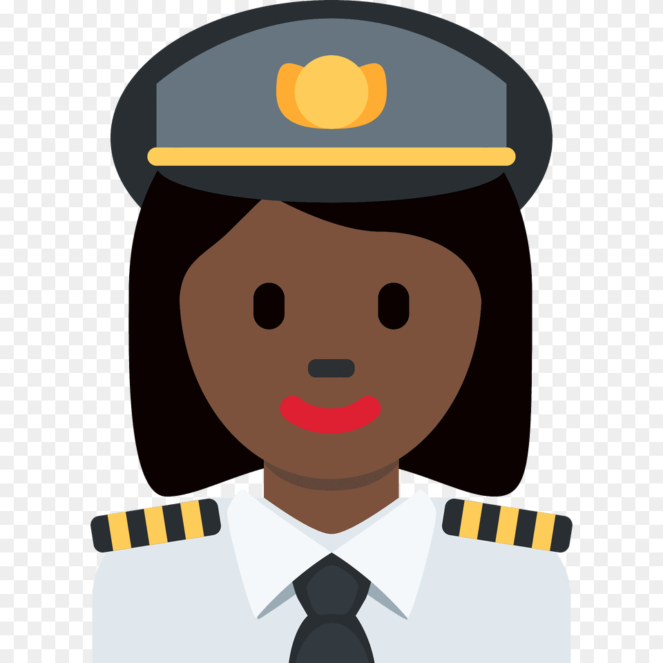 Woman Pilot Emoji Clipart, Captain, Officer, Person, Nature Free Transparent Png