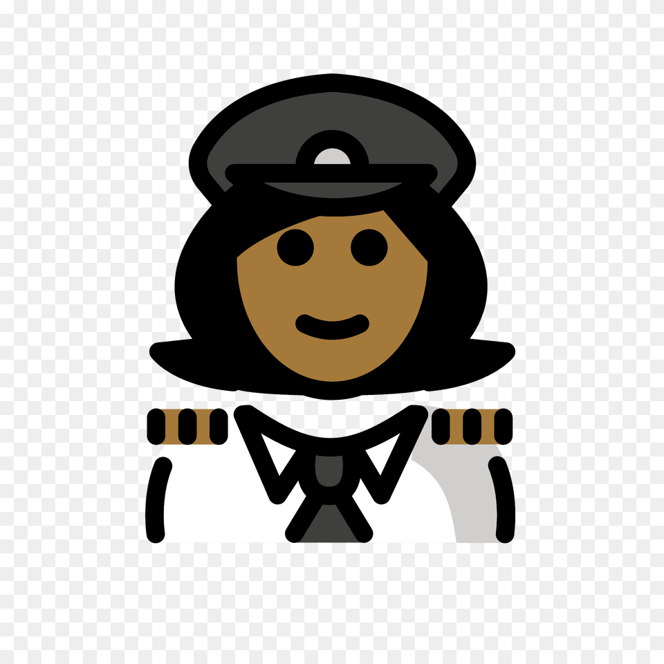 Woman Pilot Emoji Clipart, Captain, Person, People, Officer Free Png