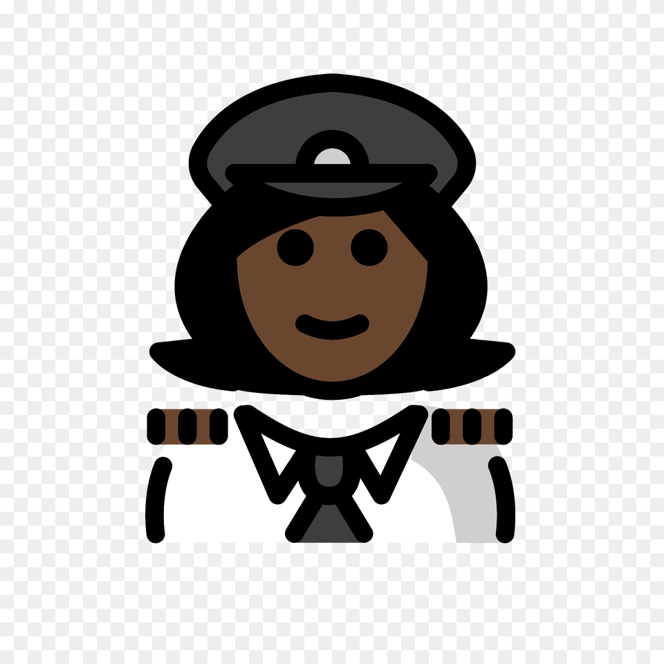 Woman Pilot Emoji Clipart, Captain, Person, Officer, People Png