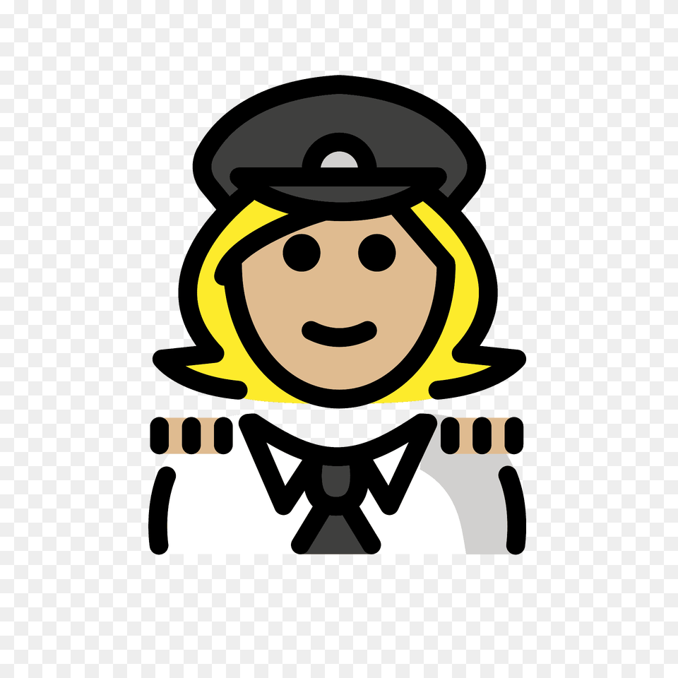 Woman Pilot Emoji Clipart, People, Person, Logo, Stencil Free Png