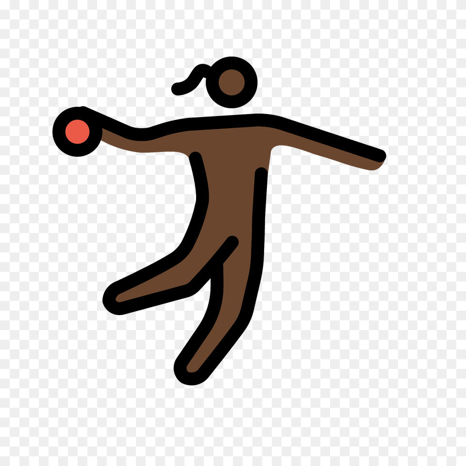 Woman Playing Handball Emoji Clipart Free Transparent Png