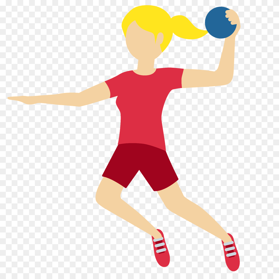 Woman Playing Handball Emoji Clipart, Ball, Sport, Child, Boy Png