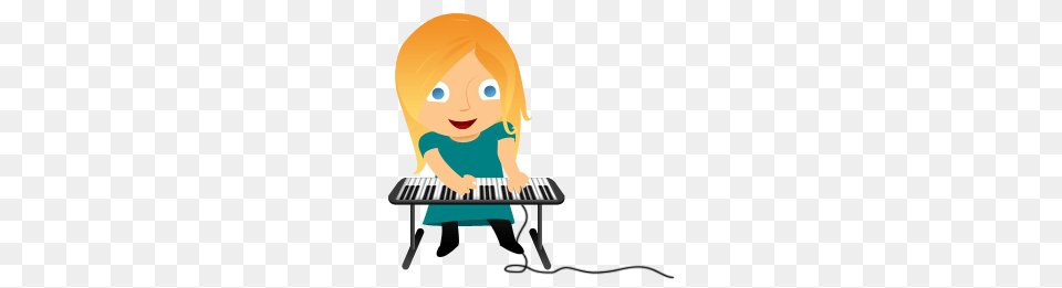 Woman Playing Piano Clipart Clipart, Baby, Person, Face, Head Free Transparent Png
