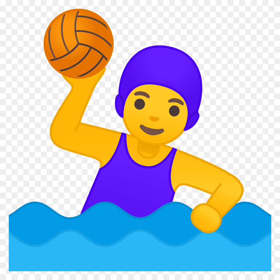 Woman Playing Water Polo Emoji Clipart, Clothing, Hat, Cap, Sport Png