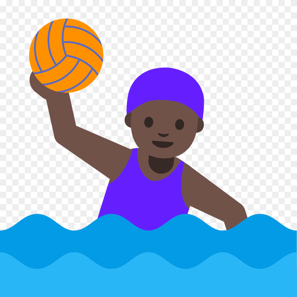 Woman Playing Water Polo Emoji Clipart, Water Sports, Swimming, Sport, Person Png Image