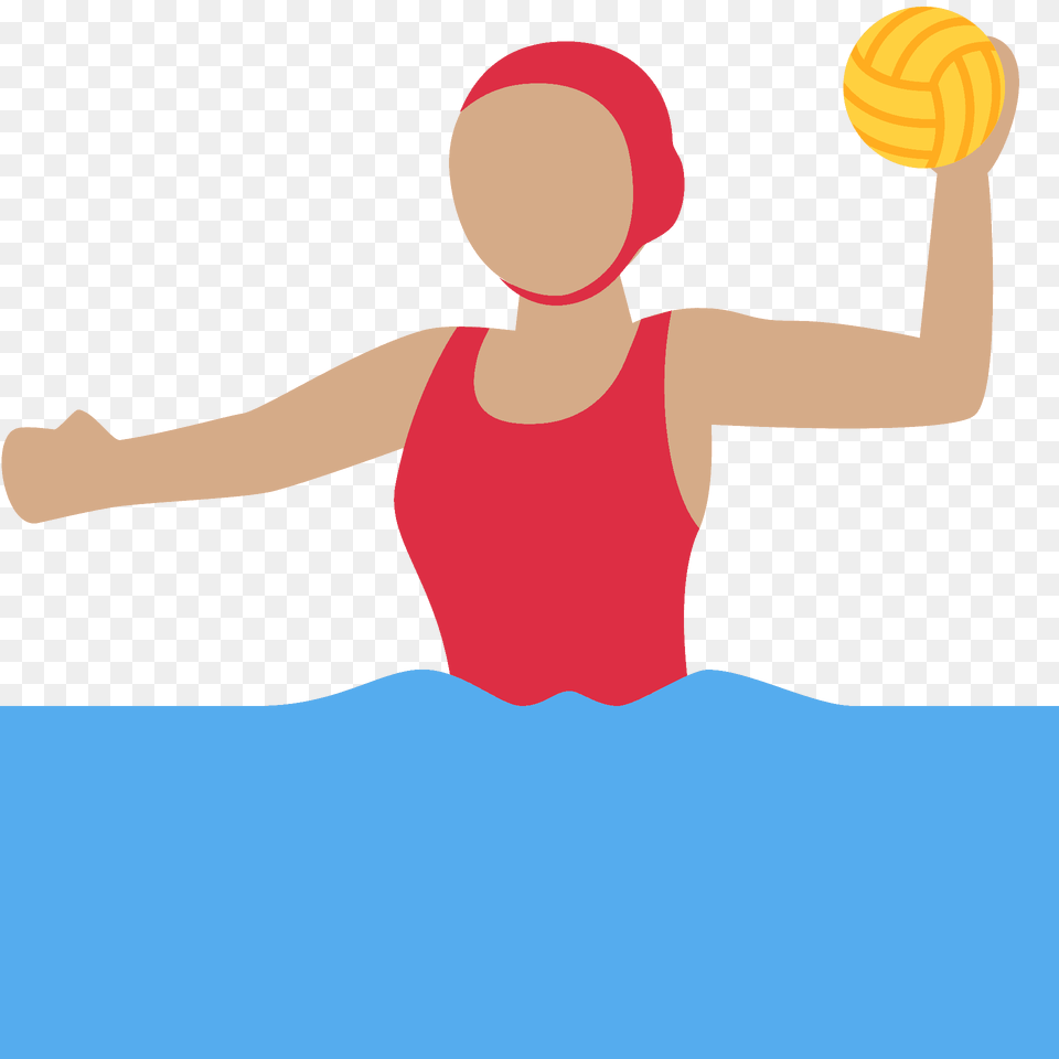 Woman Playing Water Polo Emoji Clipart, Cap, Clothing, Hat, Baby Png