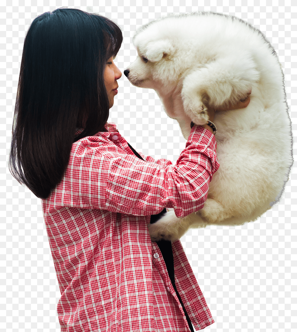 Woman Playing With A Puppy Dog Image Woman And Dog, Adult, Person, Female, Canine Free Png Download