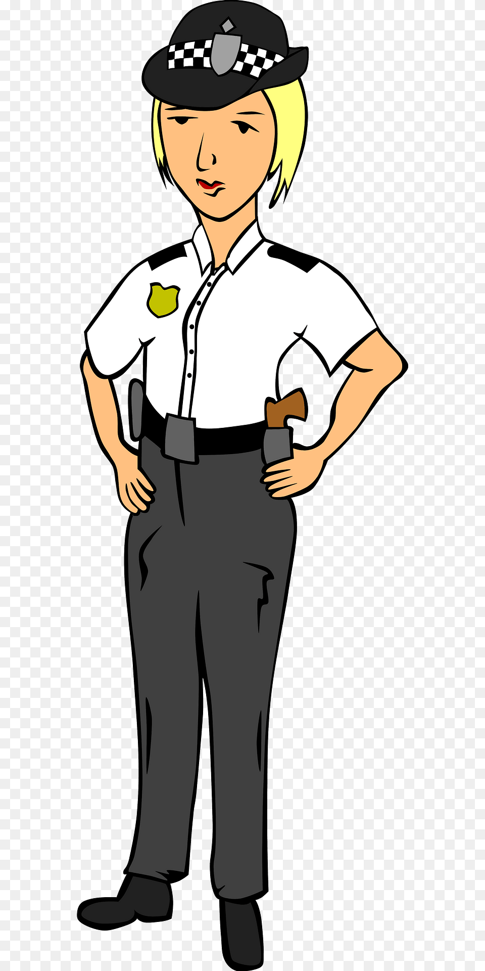 Woman Police Officer Clipart, Boy, Male, Person, Child Free Png Download