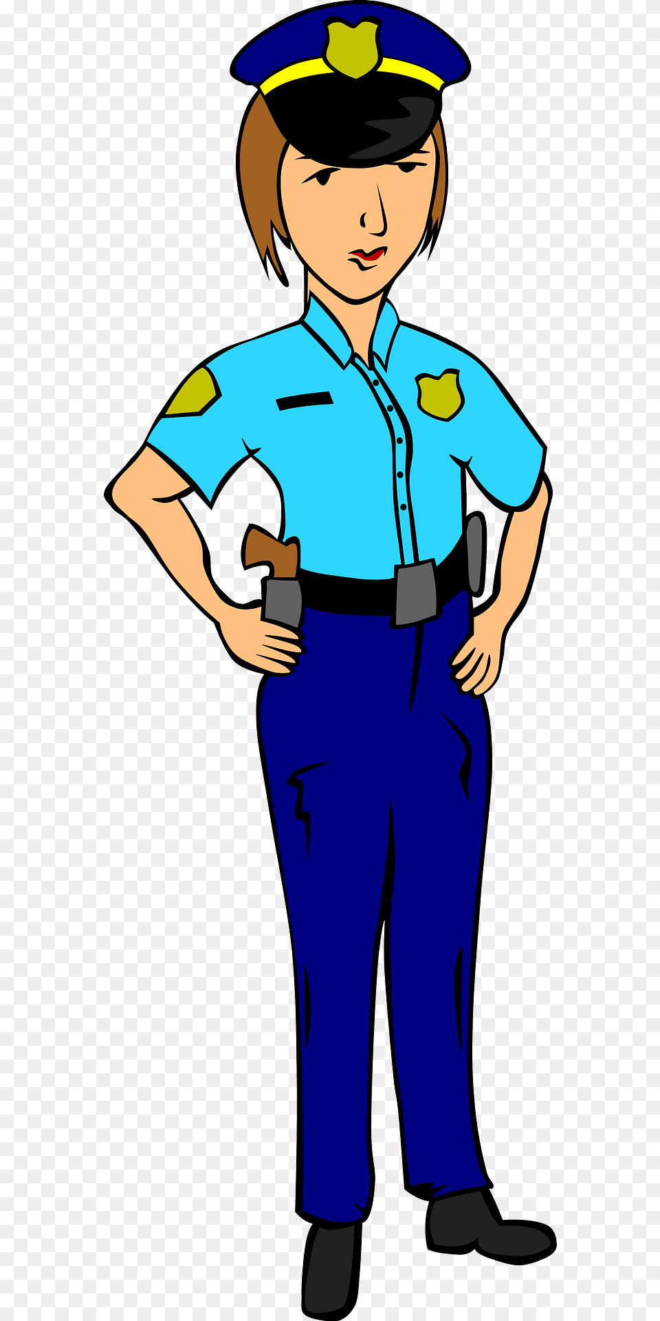 Woman Police Officer Clipart, Captain, Person, Face, Guard Free Png