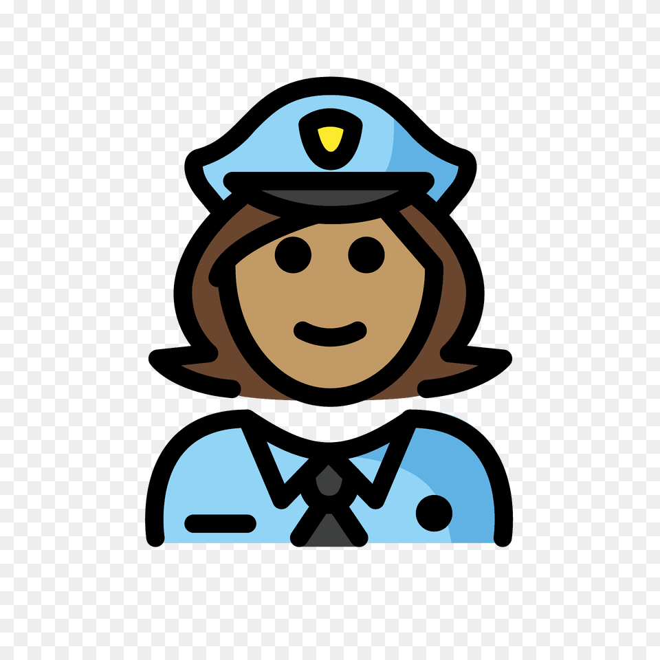 Woman Police Officer Emoji Clipart, Cartoon, Face, Head, Person Free Png Download