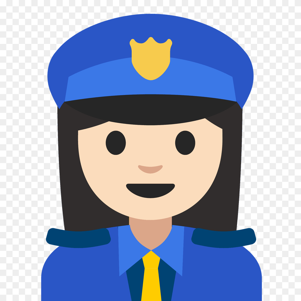 Woman Police Officer Emoji Clipart, Person, People, Graduation, Baby Free Png