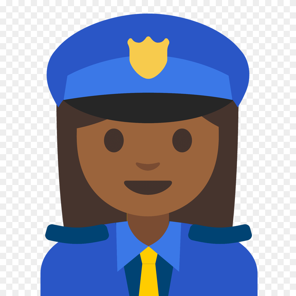 Woman Police Officer Emoji Clipart, Person, People, Captain, Accessories Png Image