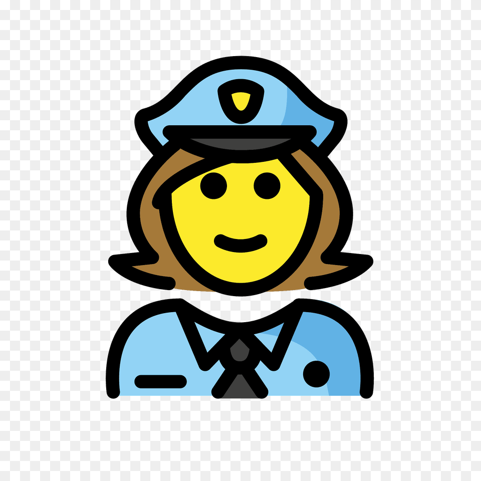 Woman Police Officer Emoji Clipart, Face, Head, Person Free Png Download