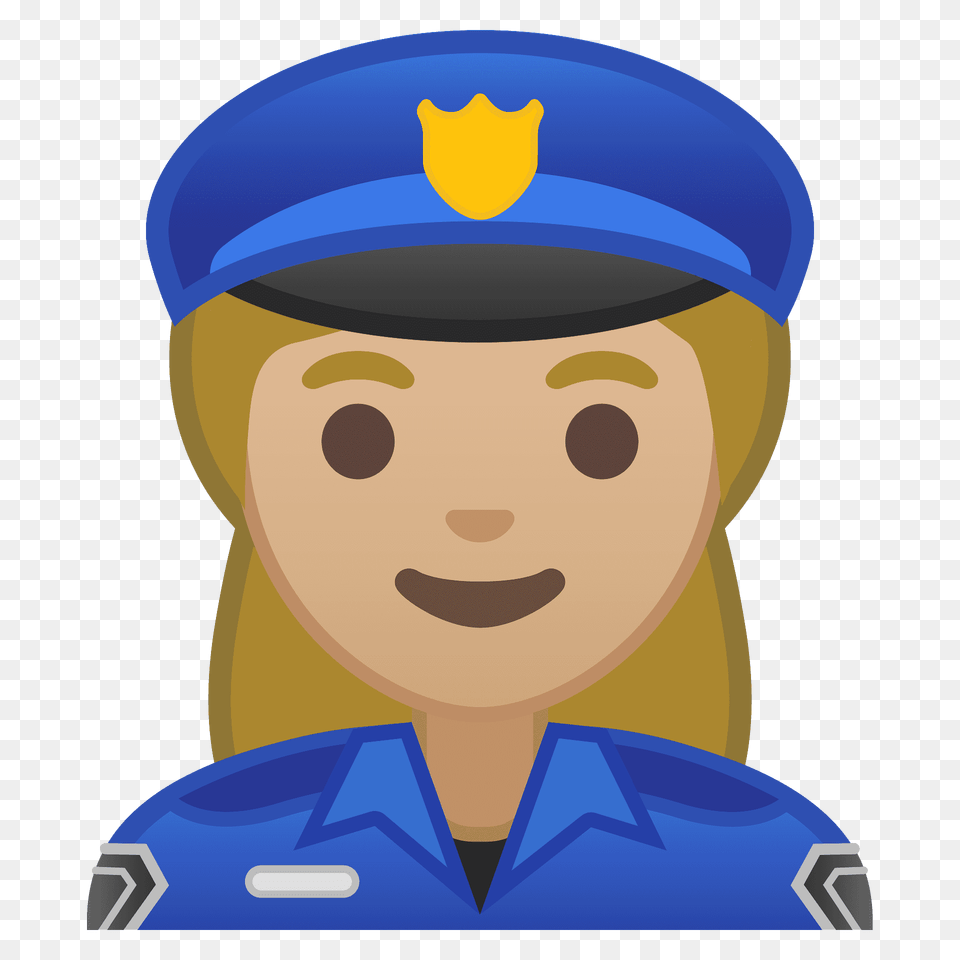 Woman Police Officer Emoji Clipart, Person, Captain, Hat, Clothing Png