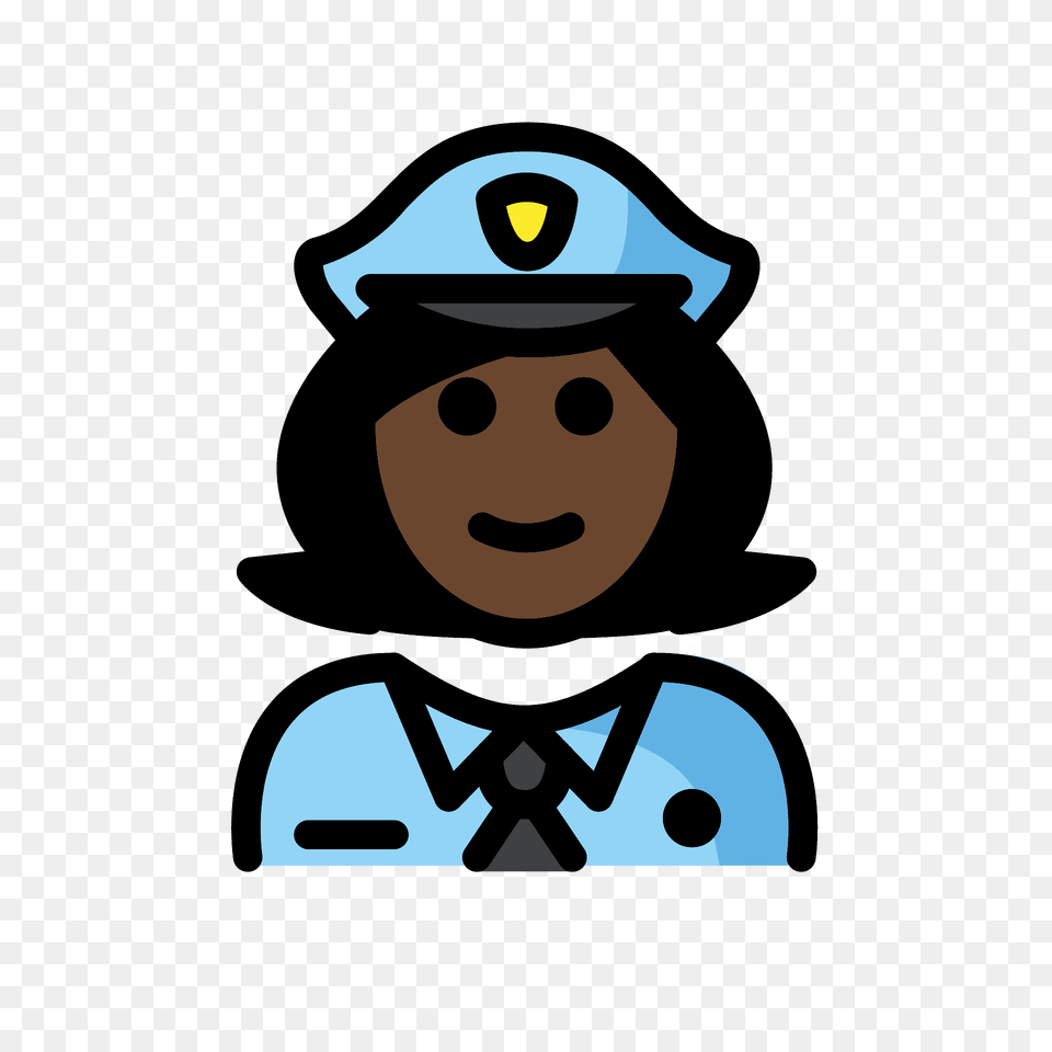 Woman Police Officer Emoji Clipart, Cartoon, Nature, Outdoors, Snow Free Png Download