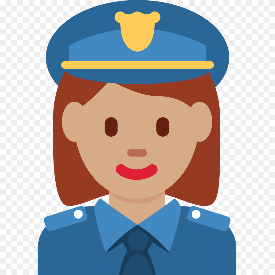 Woman Police Officer Emoji Clipart, Captain, Person, Baby, Face Free Transparent Png