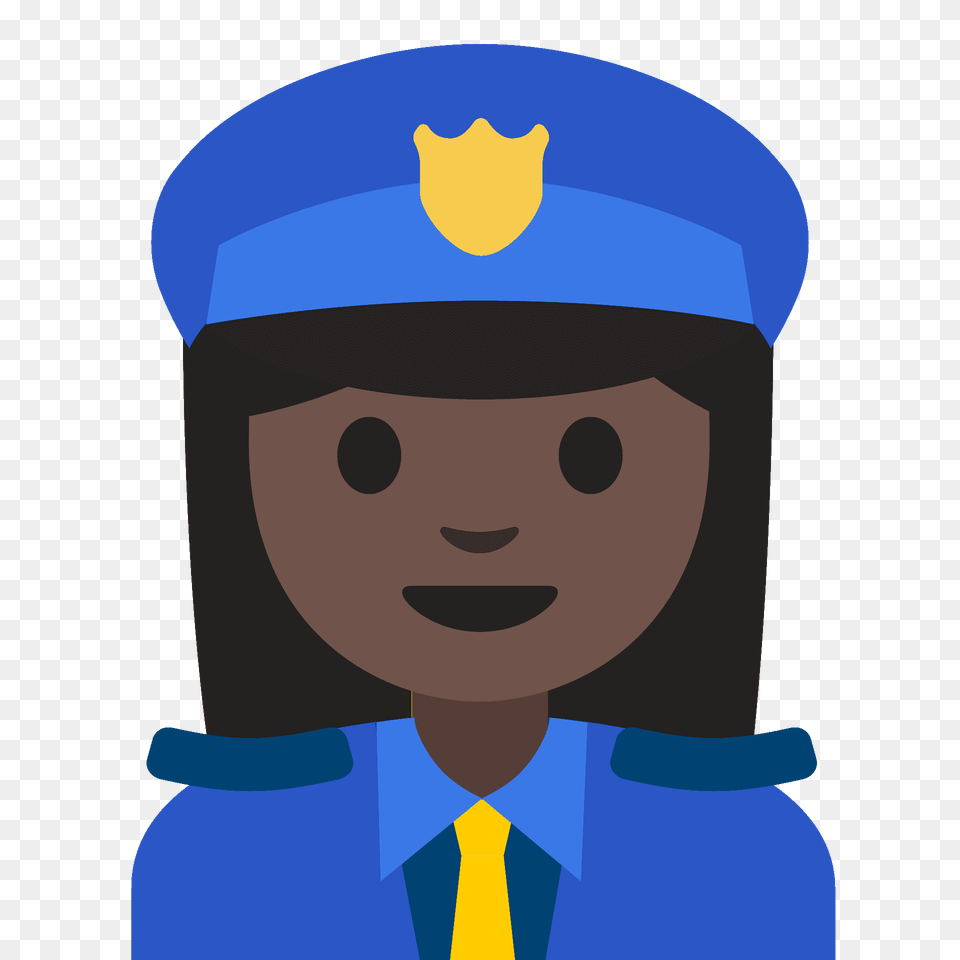 Woman Police Officer Emoji Clipart, Person, People, Captain, Graduation Png Image
