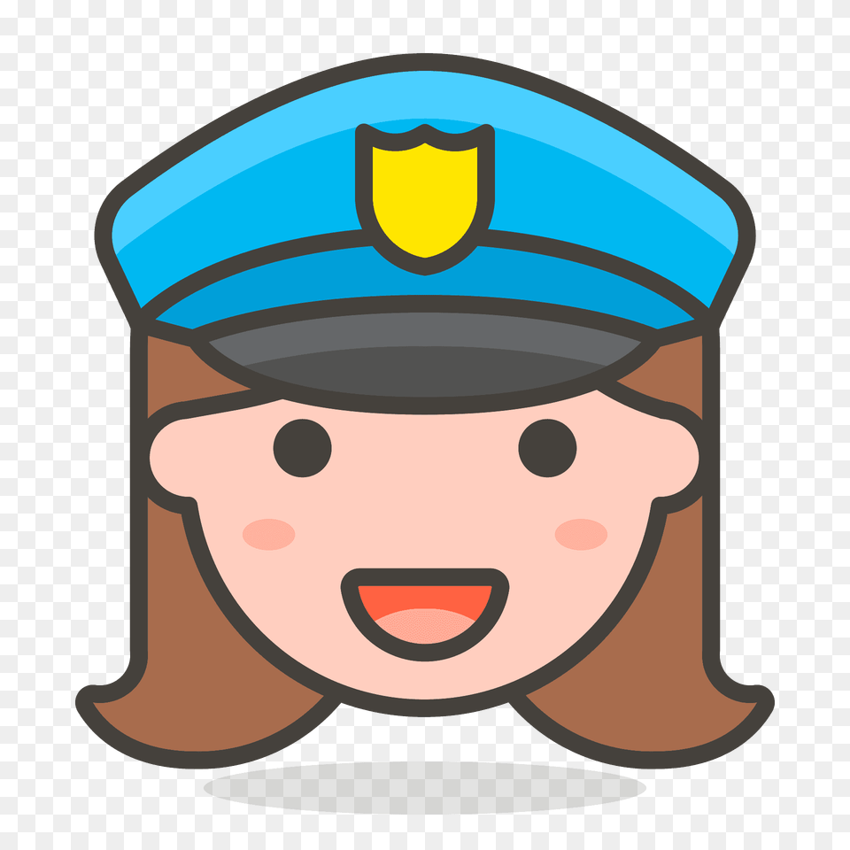 Woman Police Officer Emoji Clipart, Captain, Person, Face, Head Free Transparent Png