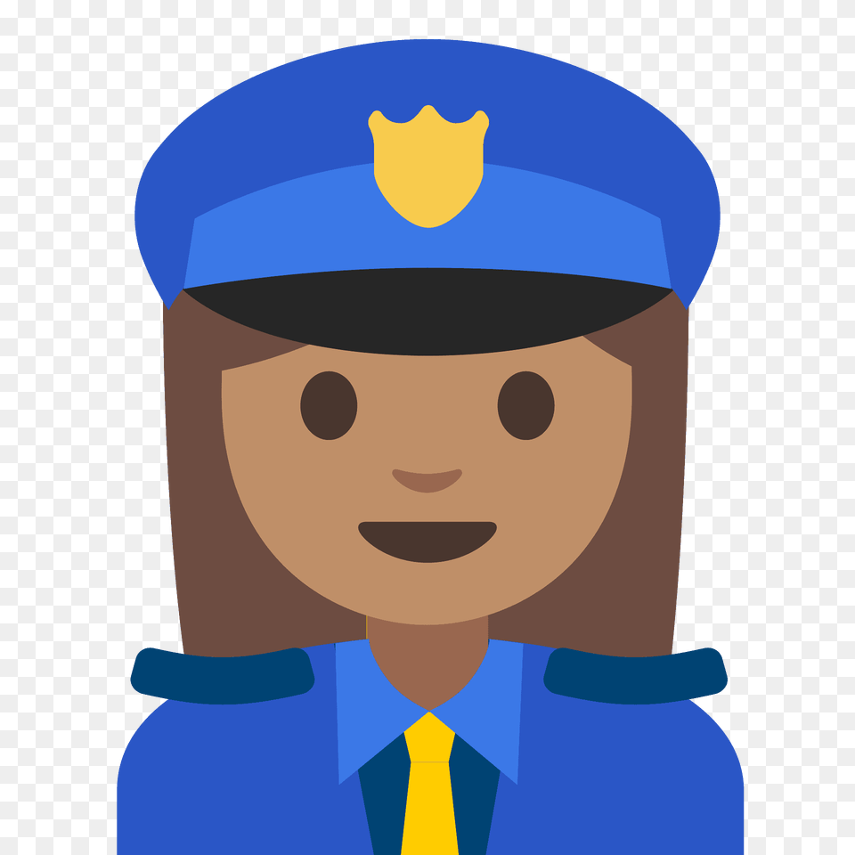 Woman Police Officer Emoji Clipart, People, Person, Captain, Face Png