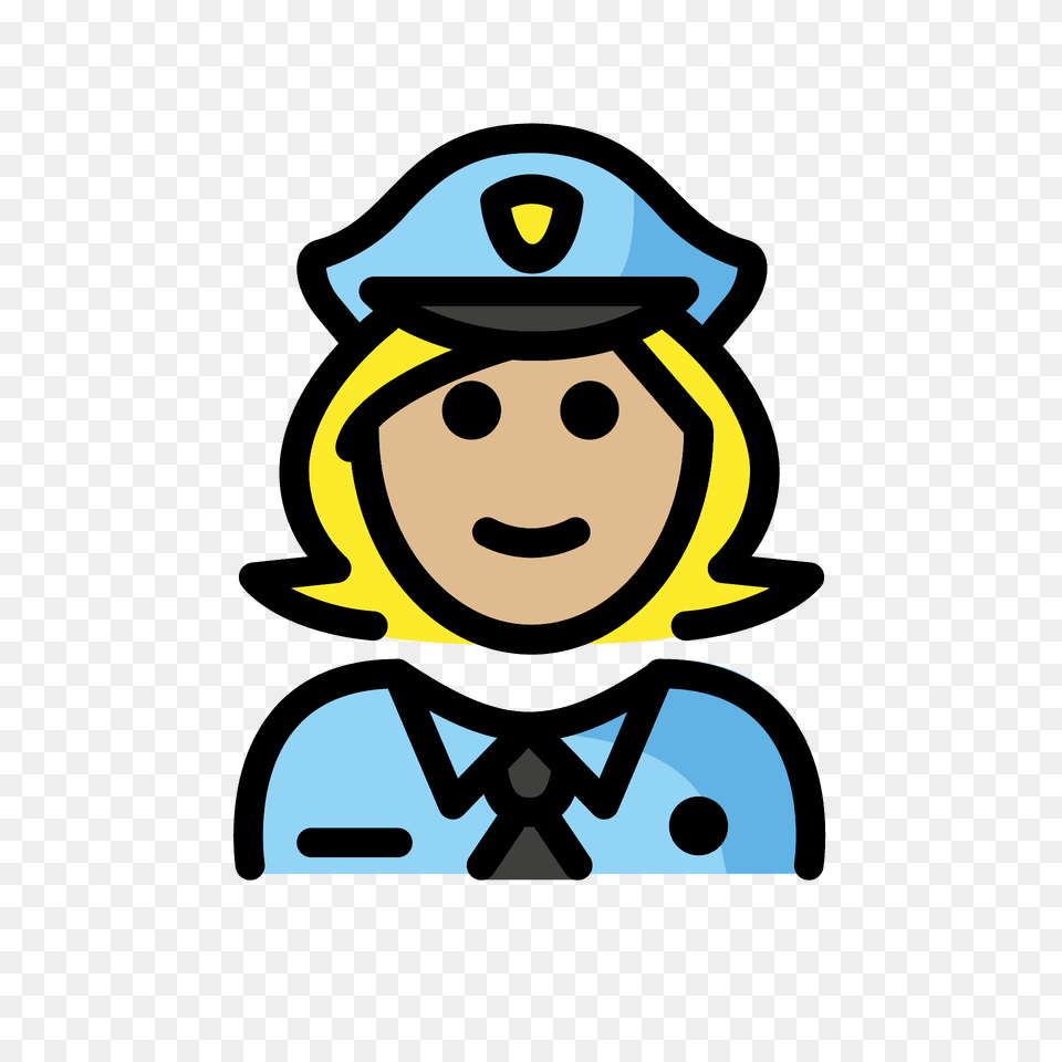 Woman Police Officer Emoji Clipart, People, Person, Cartoon Png