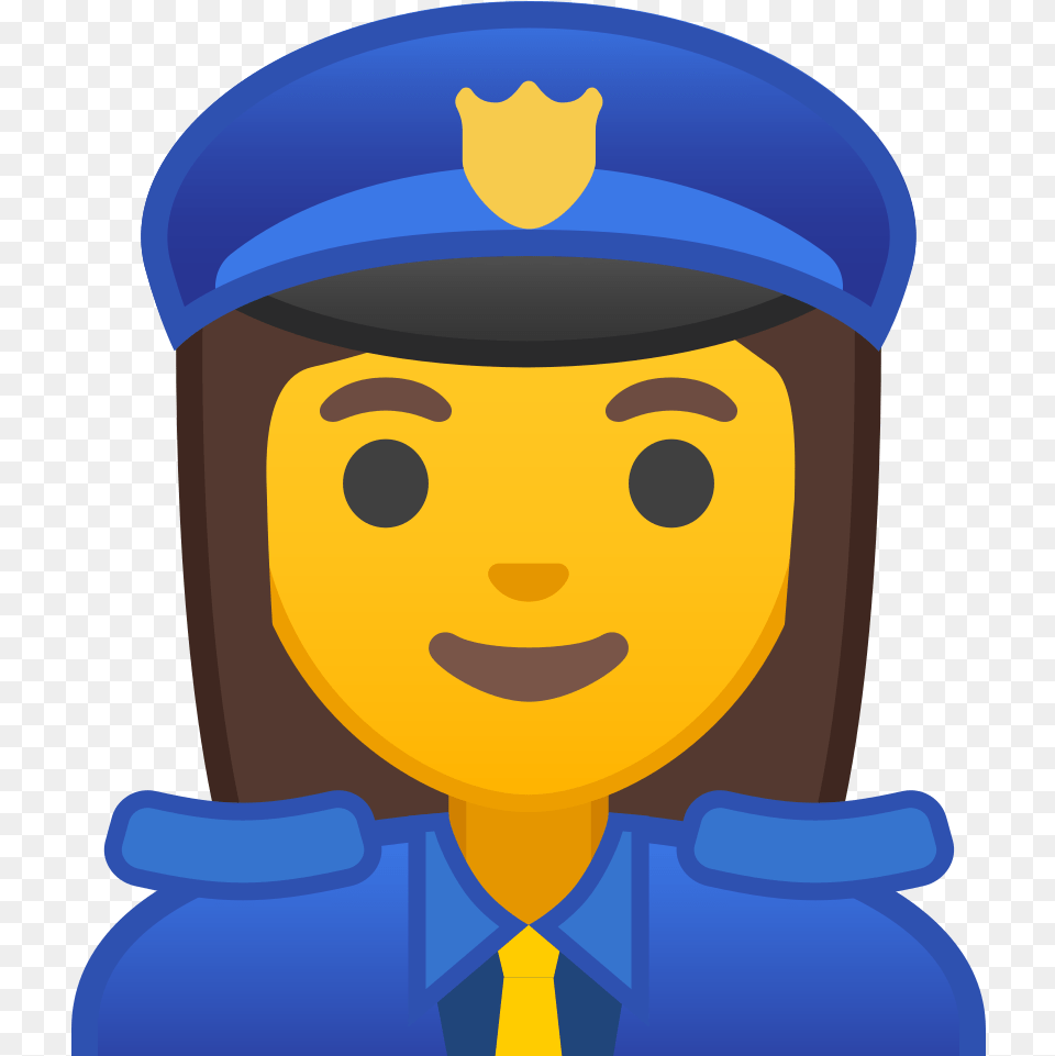 Woman Police Officer Icon Police Emoji, Baby, Person, Captain, Head Free Png