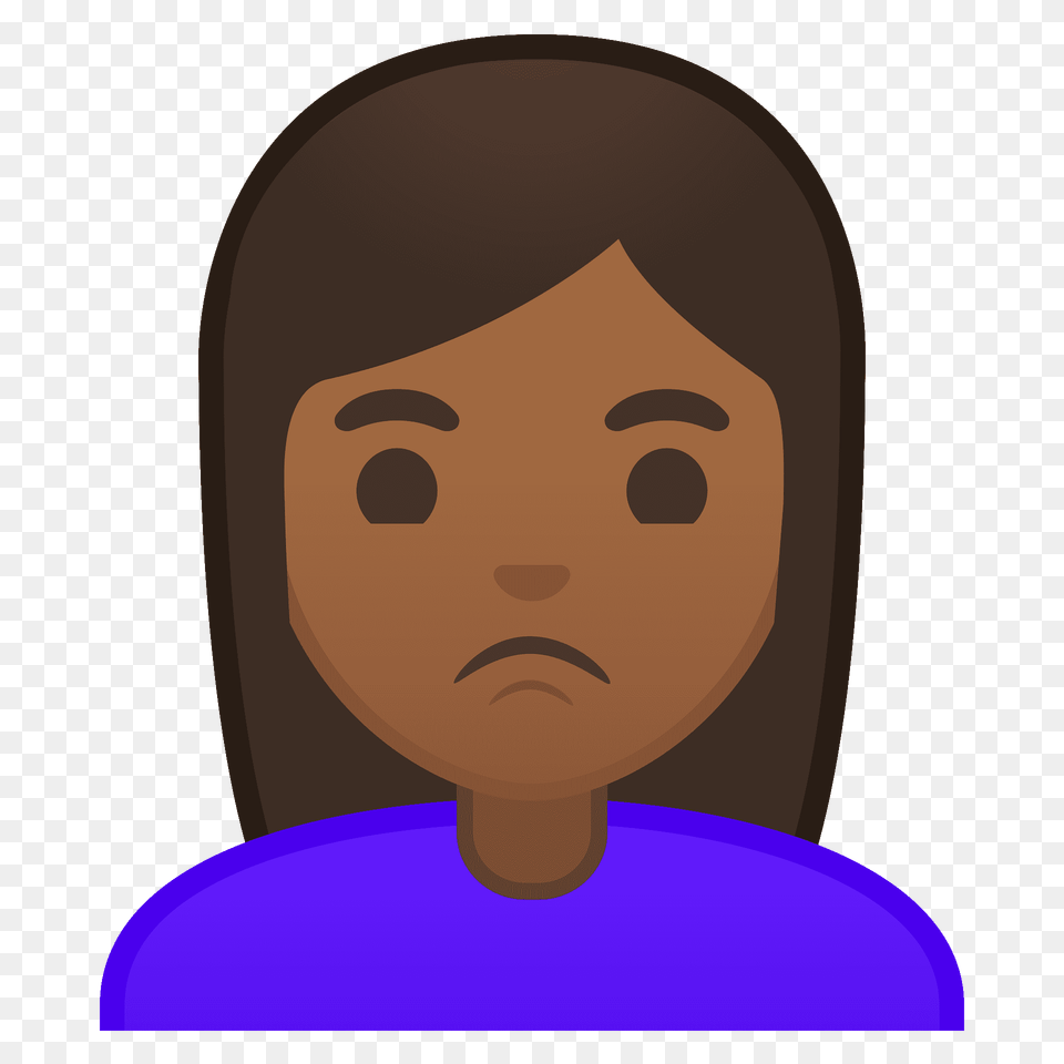 Woman Pouting Emoji Clipart, Face, Head, Person, Photography Free Png Download