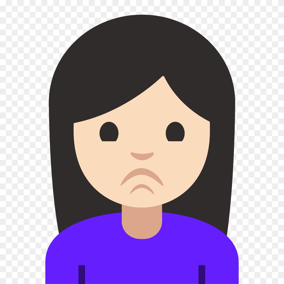 Woman Pouting Emoji Clipart, Face, Head, Person, Photography Free Png Download