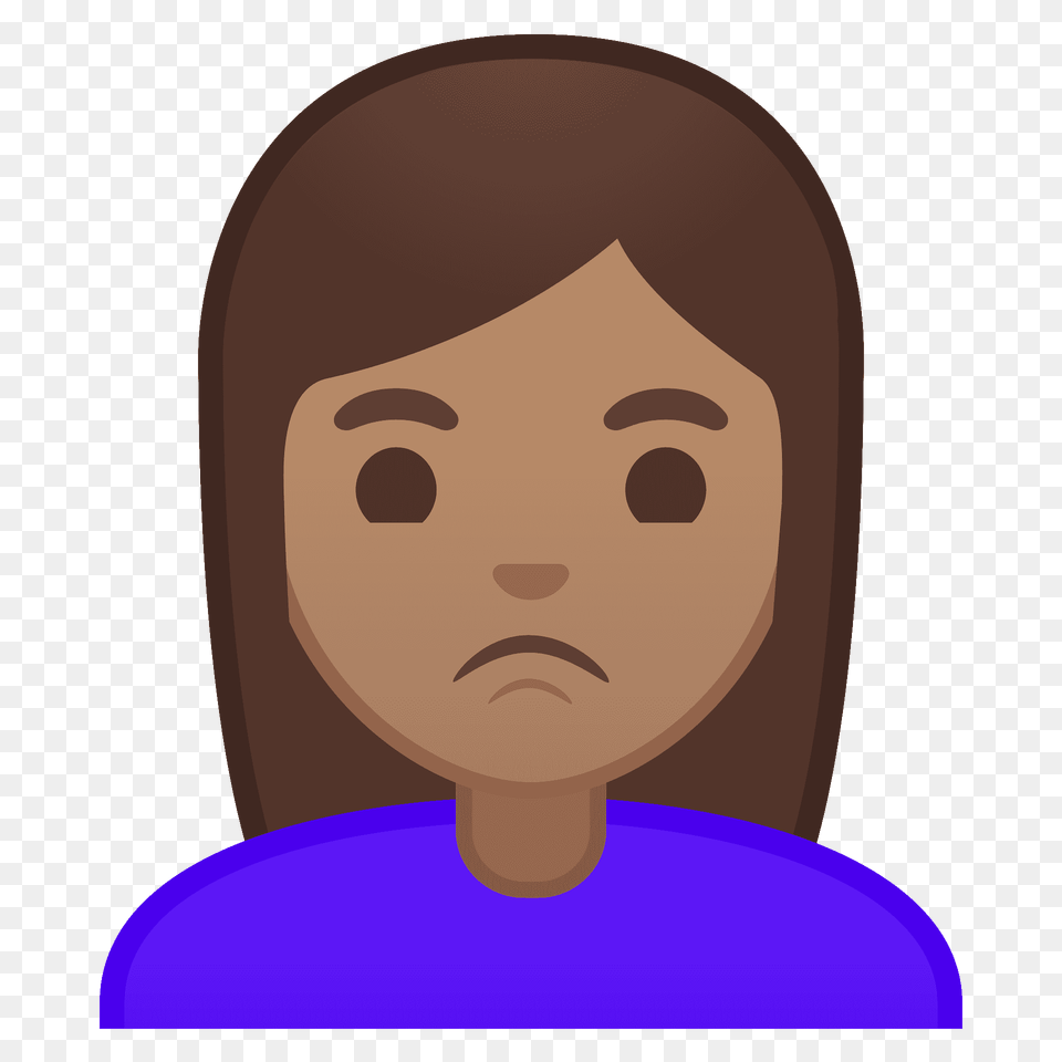 Woman Pouting Emoji Clipart, Face, Head, Person, Photography Png