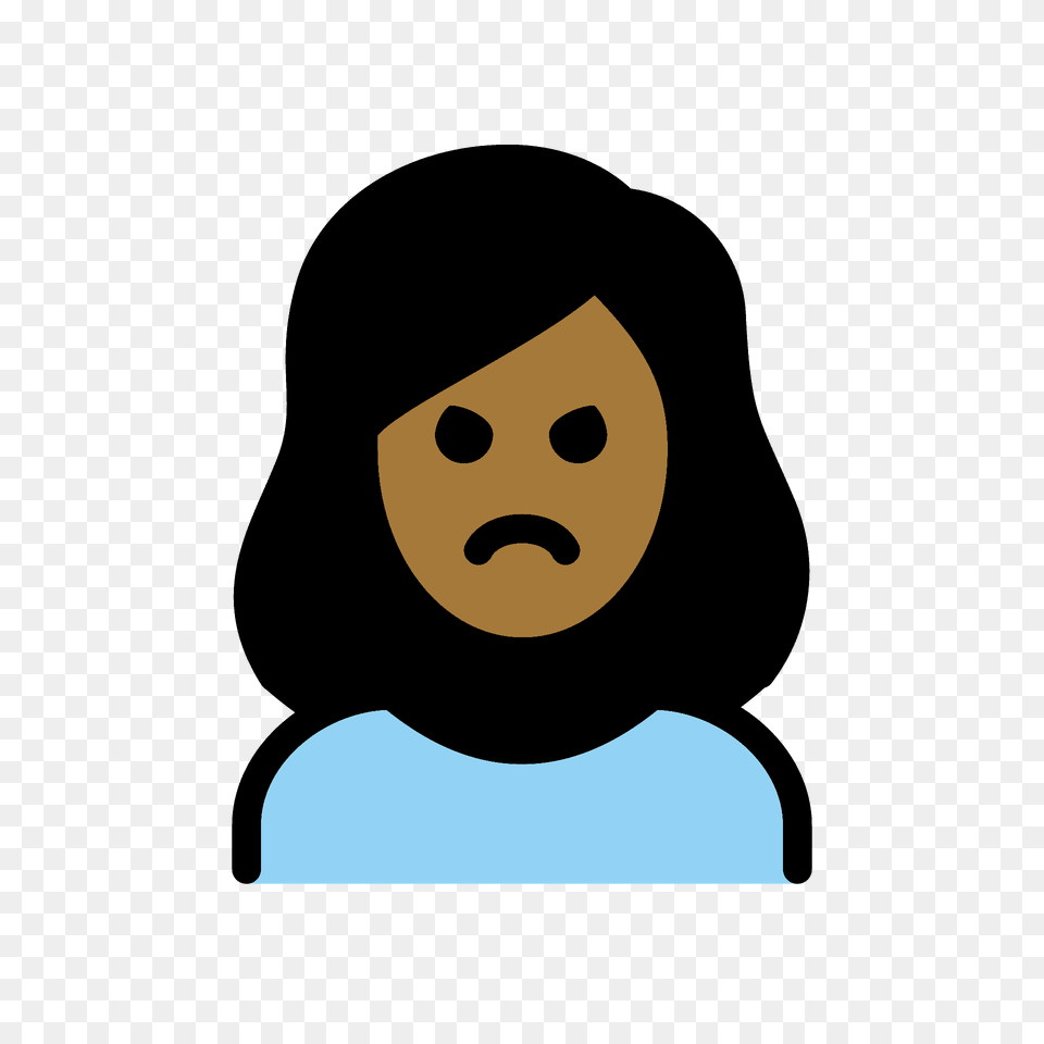 Woman Pouting Emoji Clipart, Hood, Clothing, Head, Person Free Png