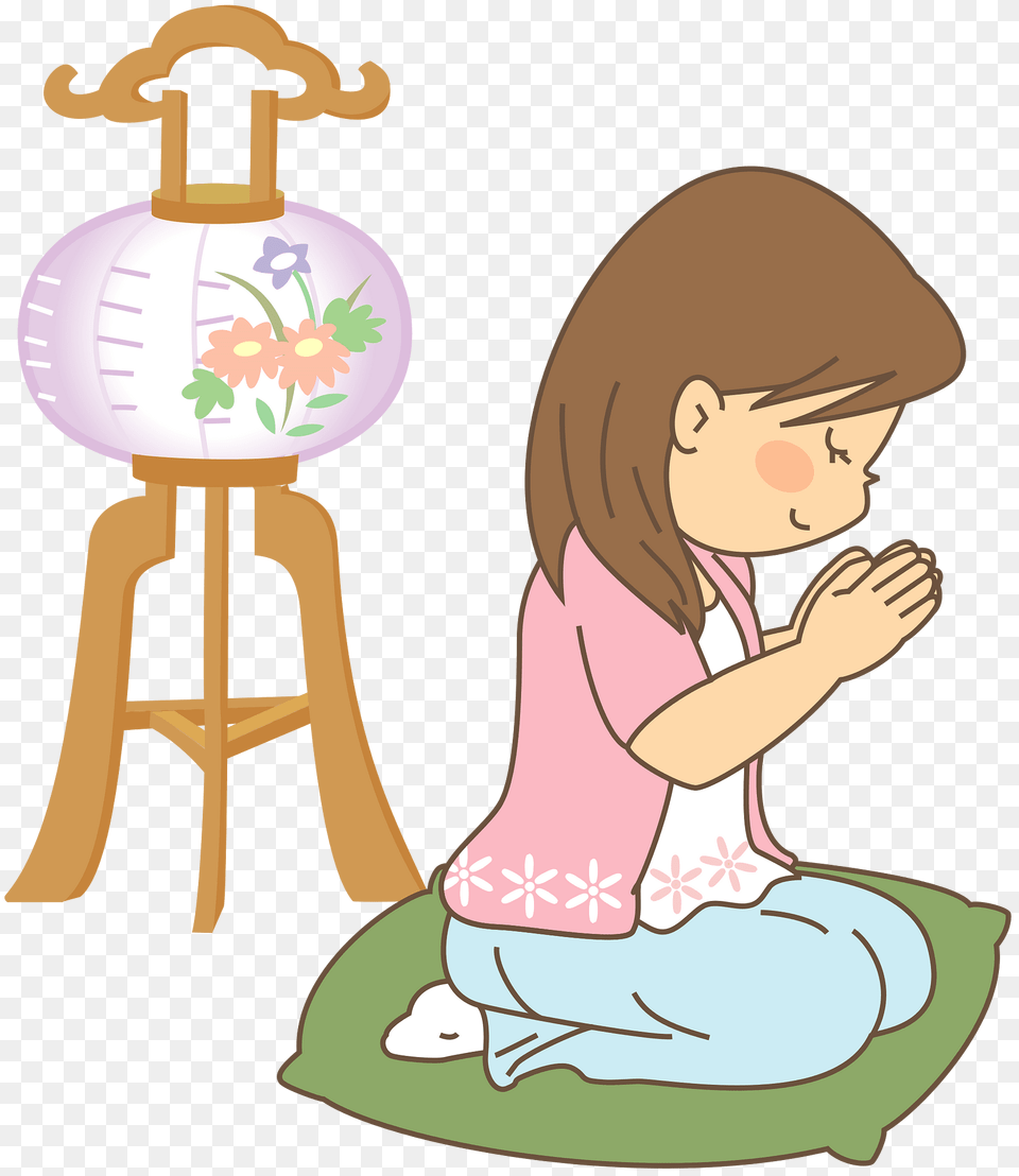 Woman Pray Clipart, Kneeling, Person, Baby, Face Free Png Download