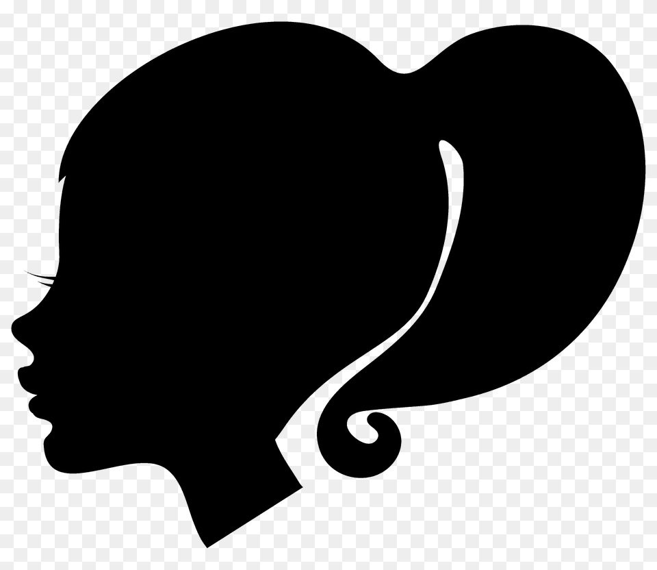 Woman Profile Silhouette, Hat, Clothing, Earring, Jewelry Png Image