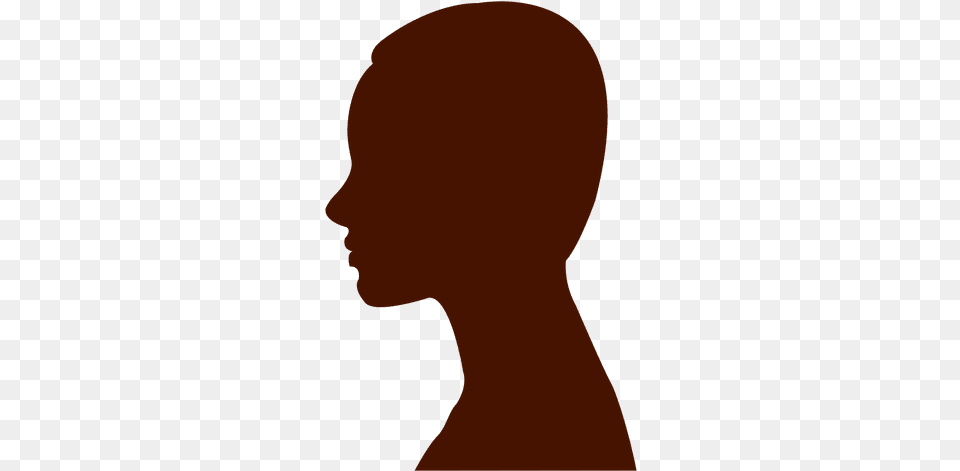 Woman Profile Silhouette Short Hair Woman Silhouette Short Hair, Body Part, Face, Head, Neck Free Transparent Png