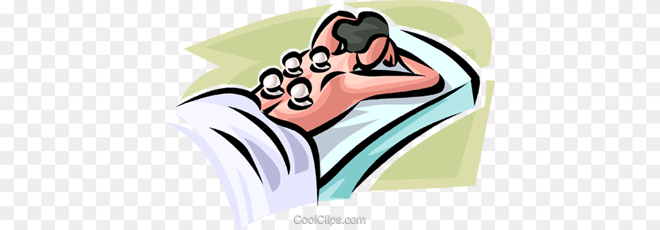 Woman Receiving A Massage Royalty Vector Clip Art, Adult, Male, Man, Person Free Png Download