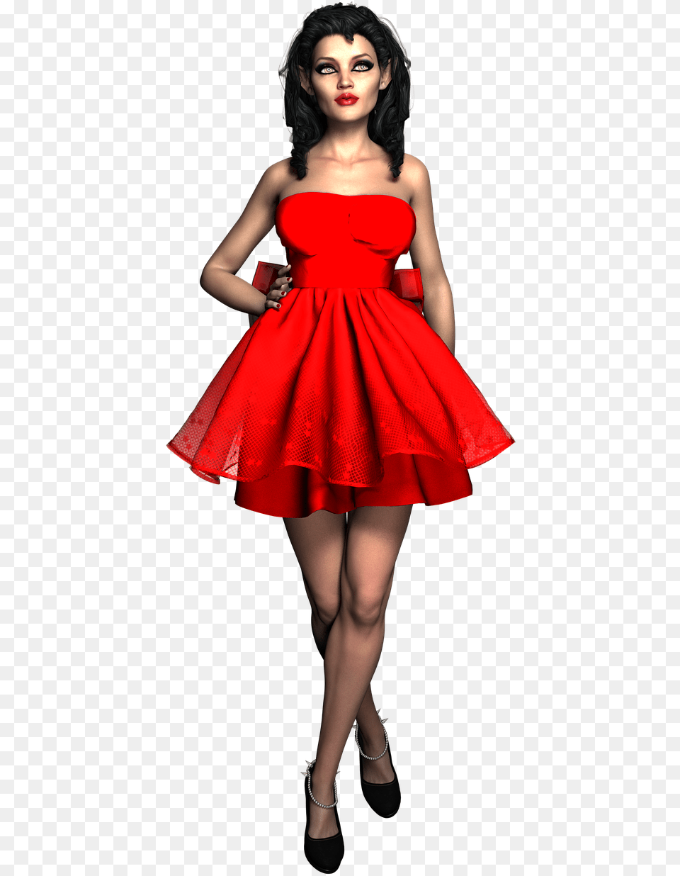 Woman Red Dress, Adult, Person, Formal Wear, Female Png