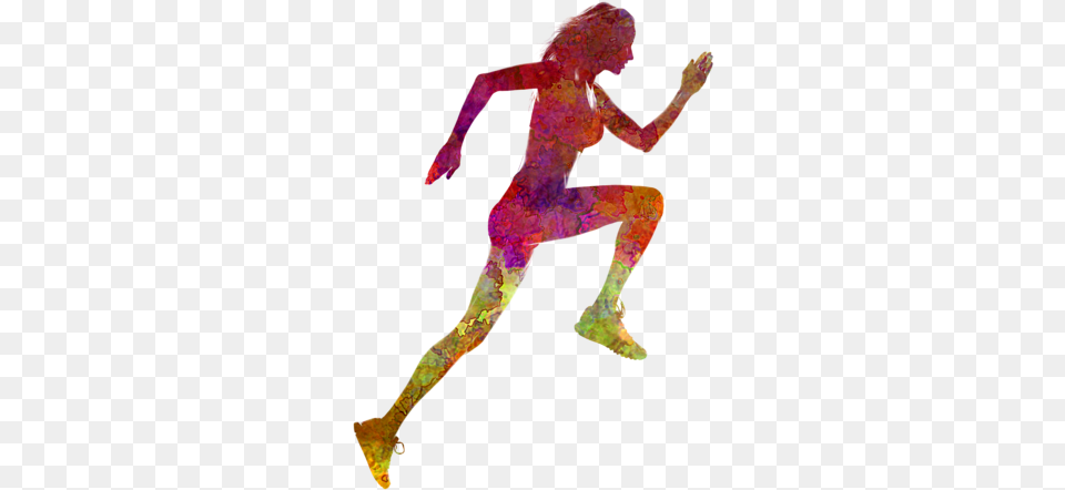 Woman Runner Running Jogger Jogging Silhouette, Dancing, Leisure Activities, Person, Art Png Image