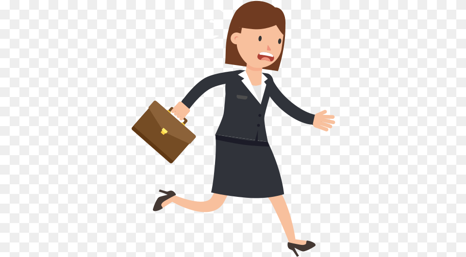 Woman Running, Bag, Accessories, Handbag, Person Free Transparent Png