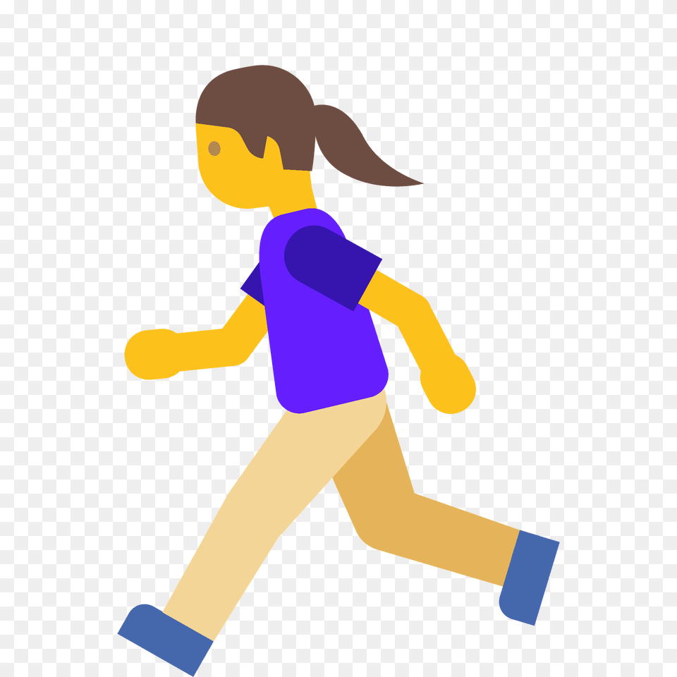 Woman Running Emoji Clipart, Person, Face, Head Free Transparent Png