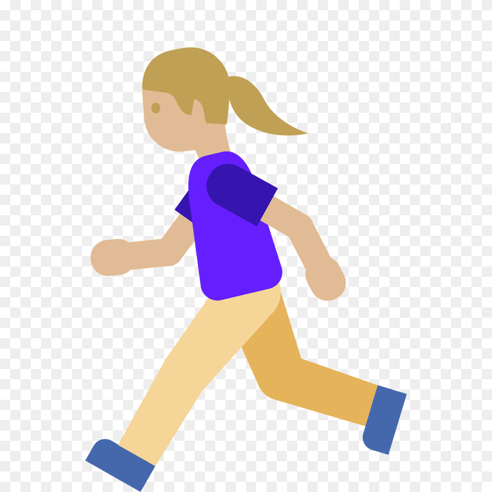 Woman Running Emoji Clipart, Person, Face, Head, Walking Free Png