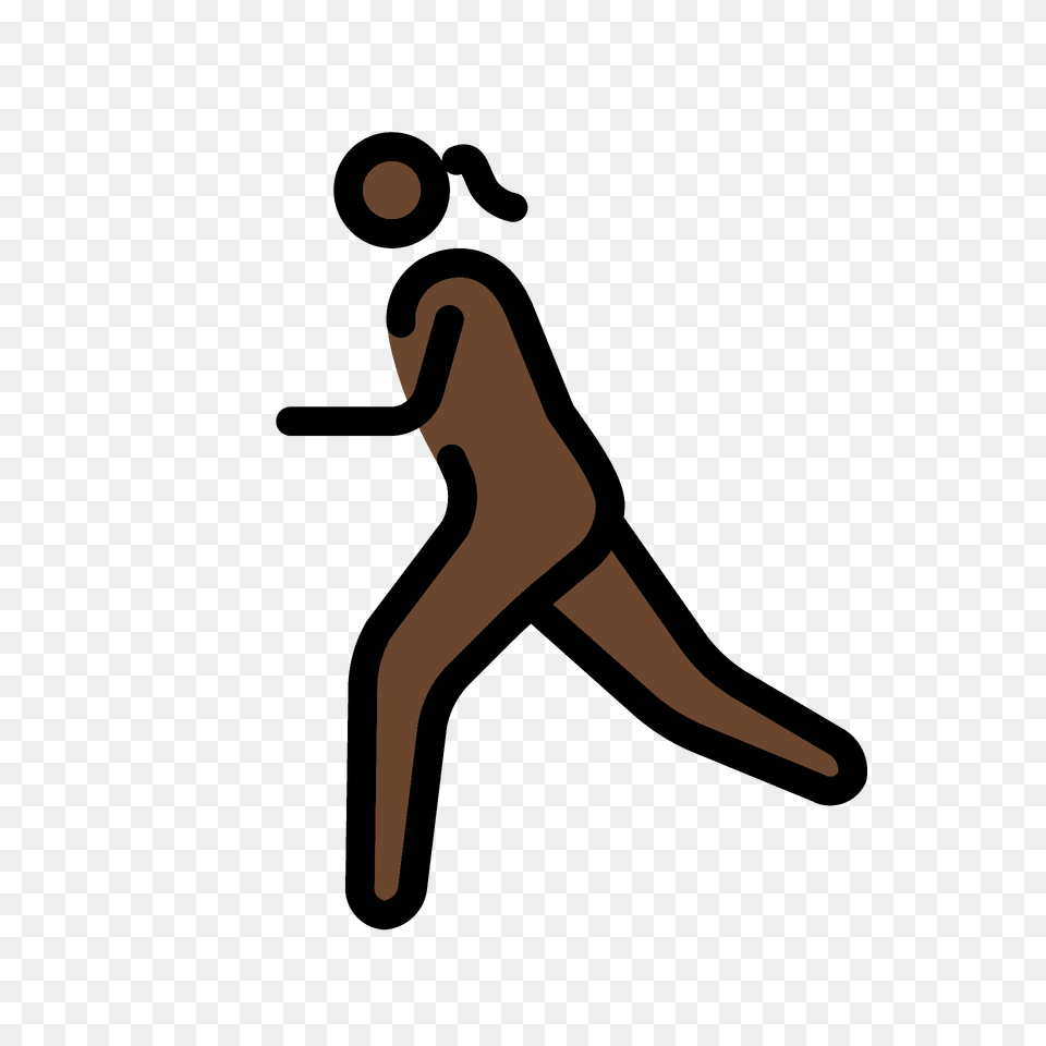 Woman Running Emoji Clipart, Person, Walking, Animal, Kangaroo Free Transparent Png