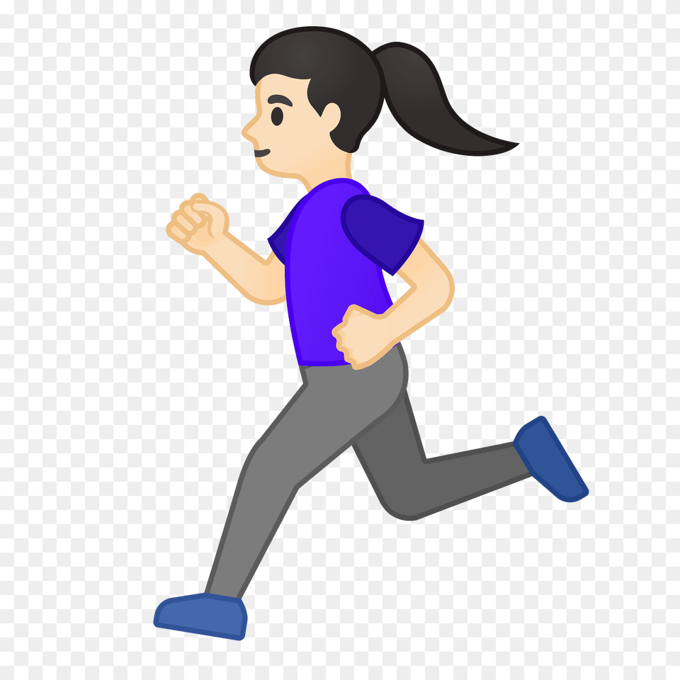 Woman Running Emoji Clipart, Baby, Person, Walking, Face Png Image