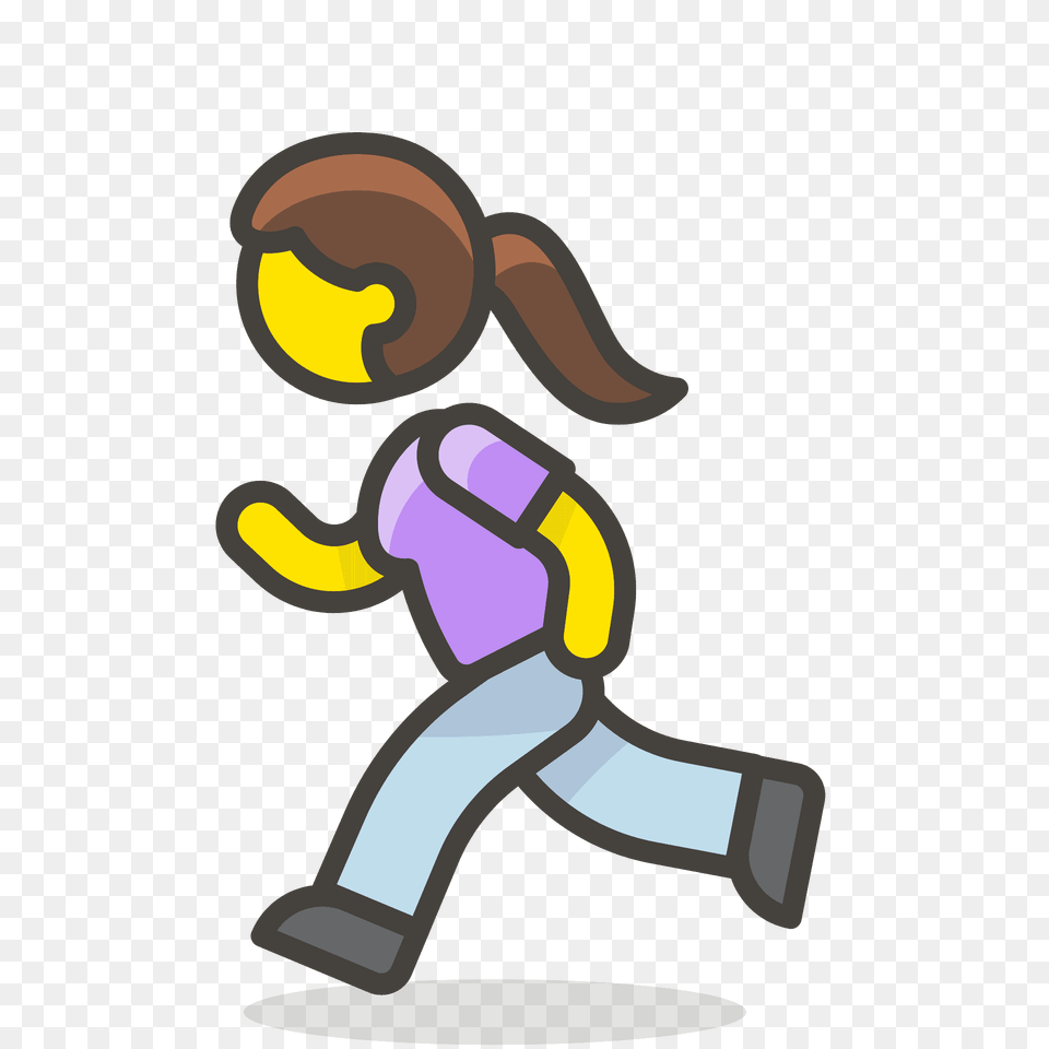 Woman Running Emoji Clipart Free Transparent Png